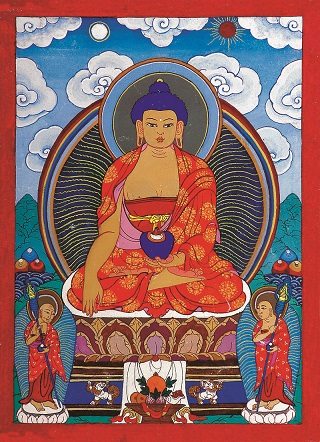Painting of Buddha (