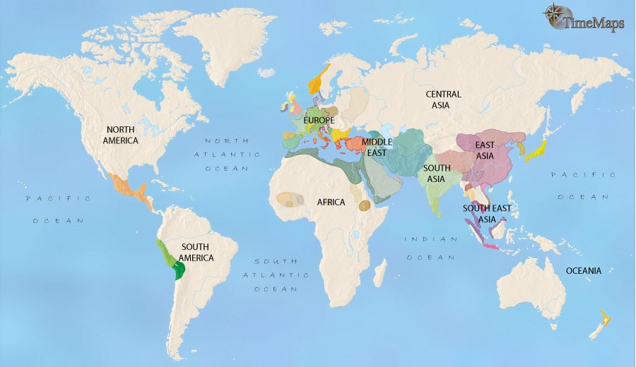 Map of World at 979CE