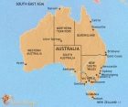 Map of Australia at 2005CE