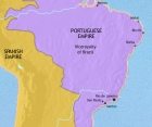 Map of Brazil at 1789CE
