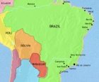 Map of Brazil at 1914CE
