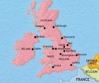 Map of Britain at 1914CE