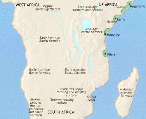 Map of Central Africa at 979CE