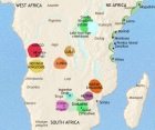Map of Central Africa at 1453CE