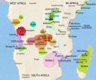 Map of Central Africa at 1837CE