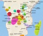 Map of Central Africa at 1871CE