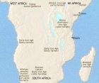 Map of Central Africa at 750CE