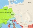 Map of Central Europe at 750CE
