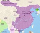 Map of China at 200CE