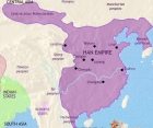 Map of China at 30BCE