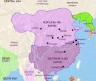 Map of China at 500CE