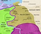 Map of East Central Europe at 1215CE