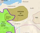 Map of East Central Europe at 979CE
