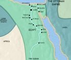 Map of Egypt at 1871CE