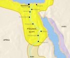 Map of Egypt at 200BCE
