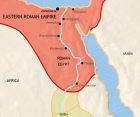 Map of Egypt at 500CE
