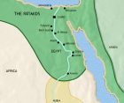 Map of Egypt at 979CE