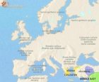 Map of Europe at 1500BCE