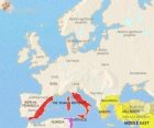 Map of Europe at 200BCE