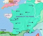 Map of France at 750CE