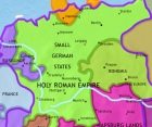 Map of Germany at 1453CE