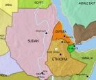 Map of North East Africa at 2005CE