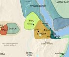 Map of North East Africa at 1648CE
