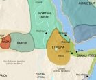 Map of North East Africa at 1871CE