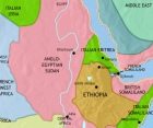 Map of North East Africa at 1914CE