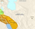 Map of Iran at 1500BCE
