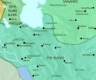 Map of Iran at 979CE
