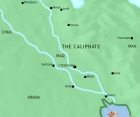 Map of Iraq at 750CE