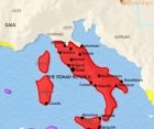 Map of Italy at 200BCE