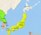 Map of Japan at 500CE