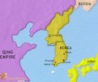 Map of Korea at 1871CE