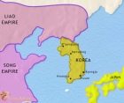 Map of Korea at 979CE