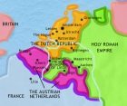 Map of The Low Countries at 1789CE