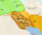 Map of Iraq at 1500BCE