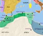 Map of North Africa at 1837CE