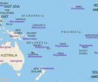 Map of Oceania at 1215CE