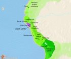 Map of Peru, Ecuador and Bolivia at 979CE