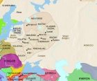 Map of Russia at 1215CE