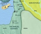 Map of Syria at 1453CE