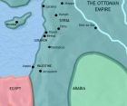 Map of Syria at 1914CE