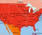 Map of The USA at 1960CE