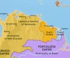 Map of Venezuela, Colombia and the Guianas at 1789CE