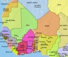 Map of West Africa at 1960CE