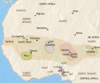 Map of West Africa at 1215CE