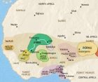 Map of West Africa at 1648CE